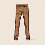 tattered brown trousers image